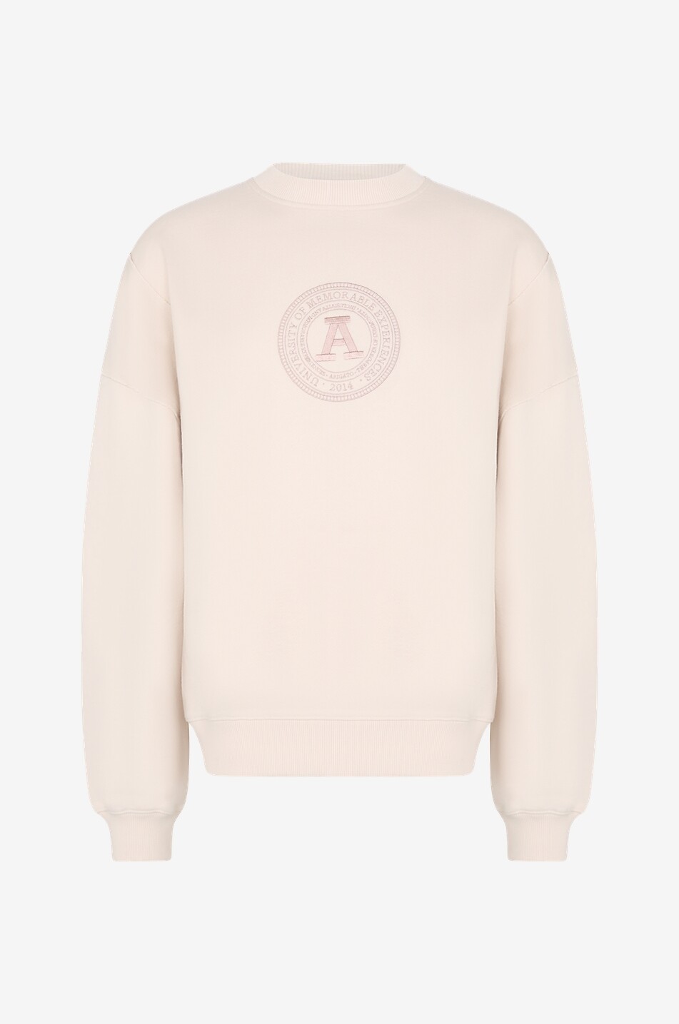 Sweat-shirt col rond en coton biologique Arigato Crest