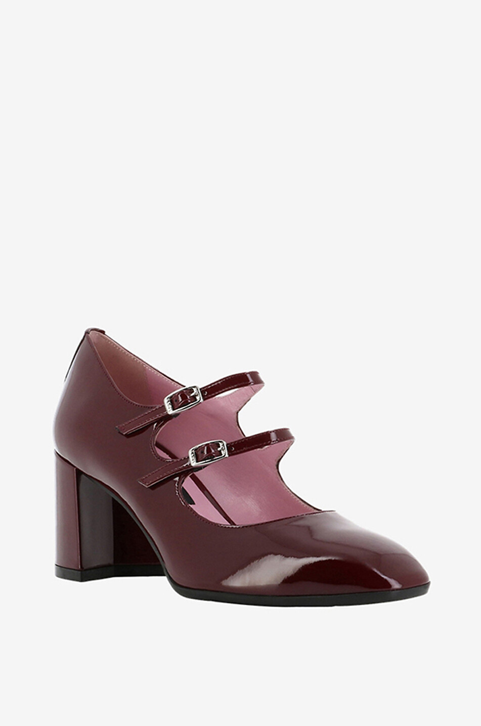 CAREL Alice 70 patent leather mary-janes Women DARK RED 1