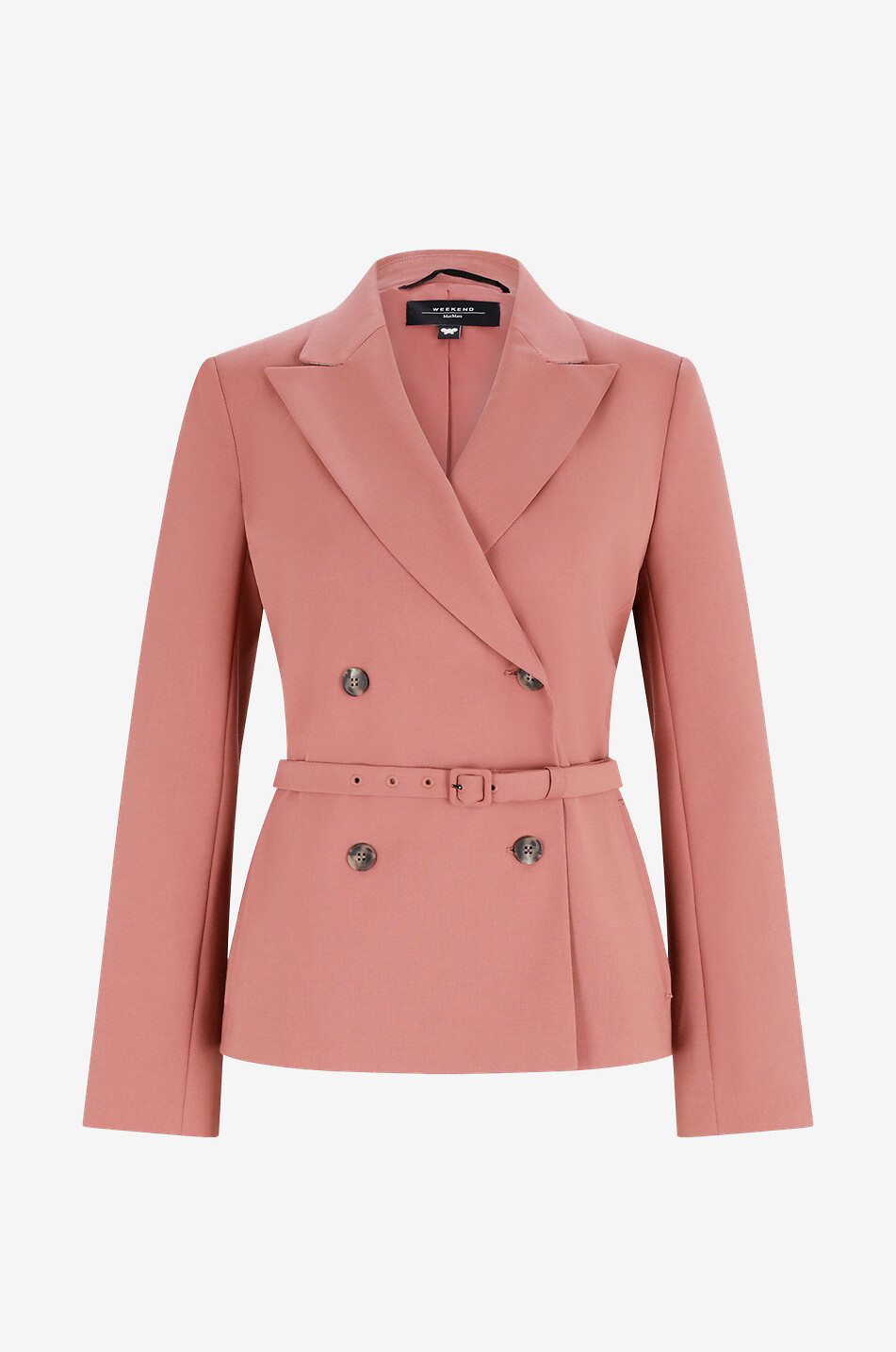 Zweireihiger Blazer mit Gürtel Oltre