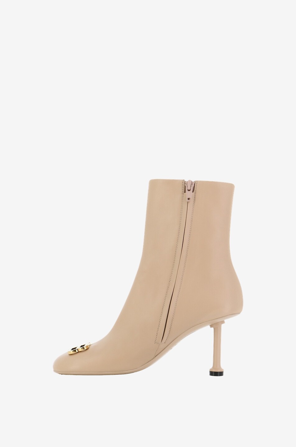 BALENCIAGA Absatz-Stiefeletten aus Nappaleder Groupie 80 Damen BEIGE 3