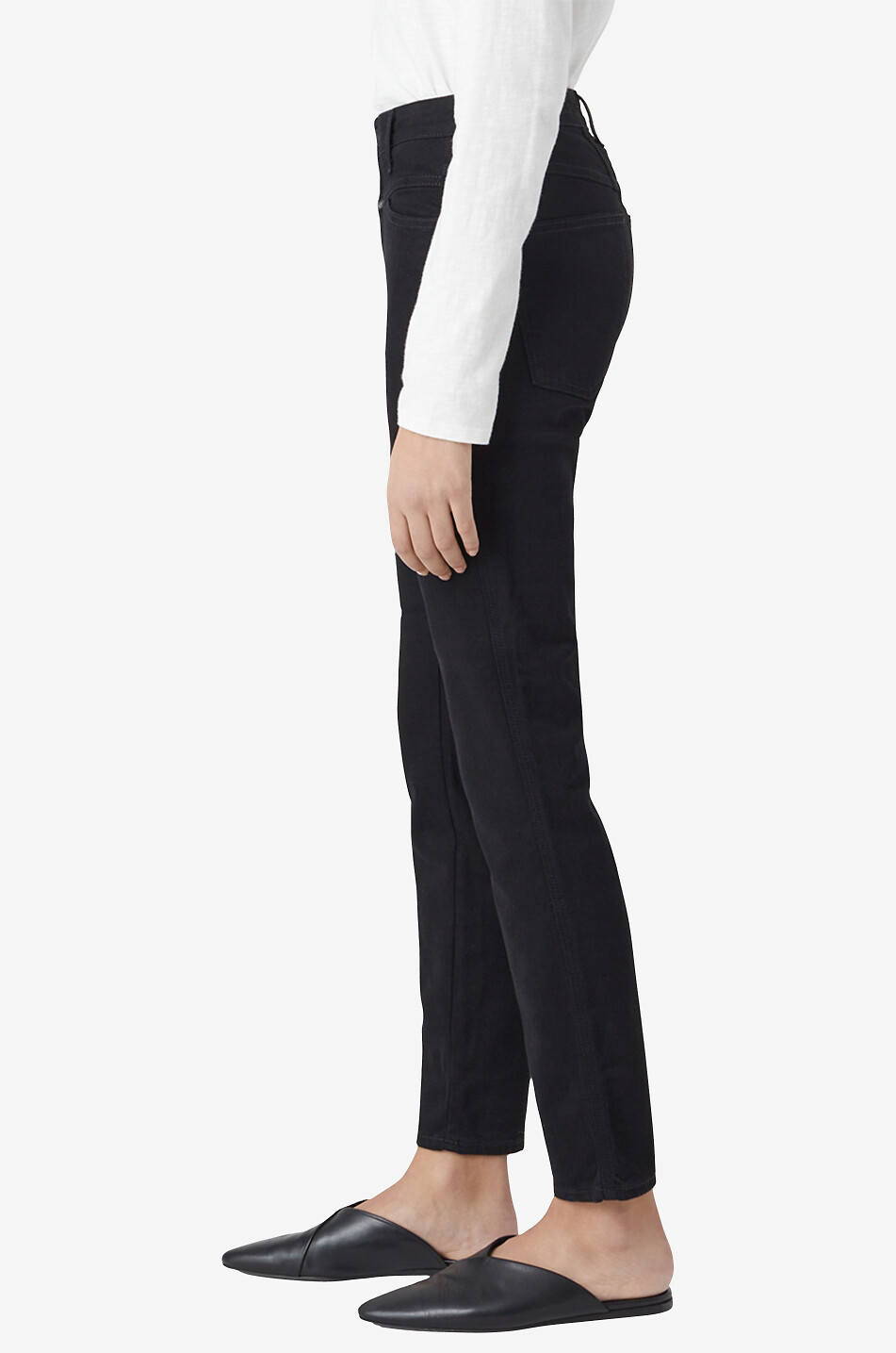 CLOSED Jean skinny en coton biologique Skinny Pusher Femme NOIR 4