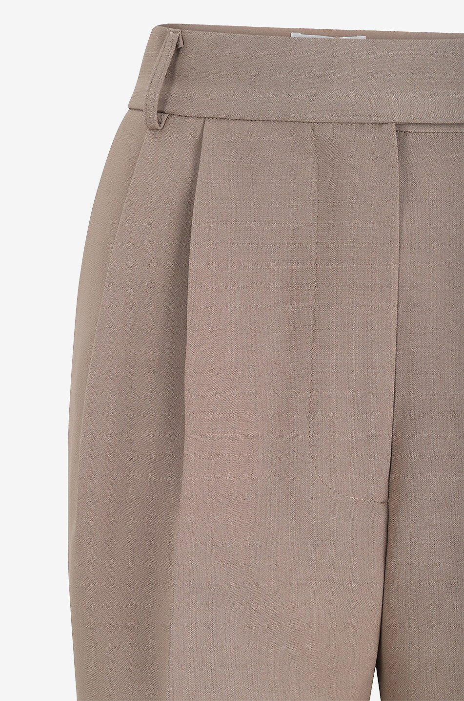 THE FRANKIE SHOP Verkürzte gerade Bundfaltenhose mit hohem Bund Bea Damen BEIGE 3