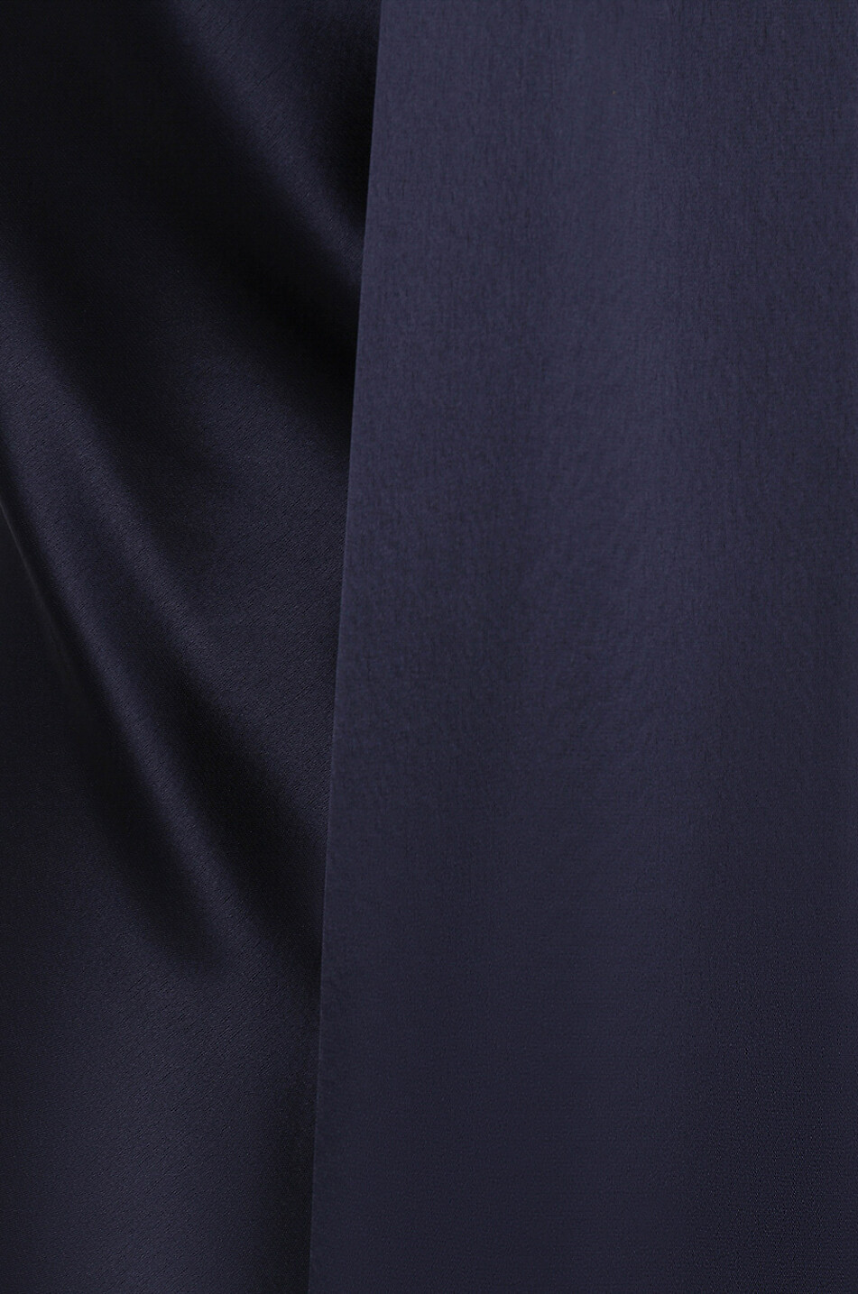 GALVAN LONDON Pandora long satin dress with asymmetric neckline Women DARK BLUE 6