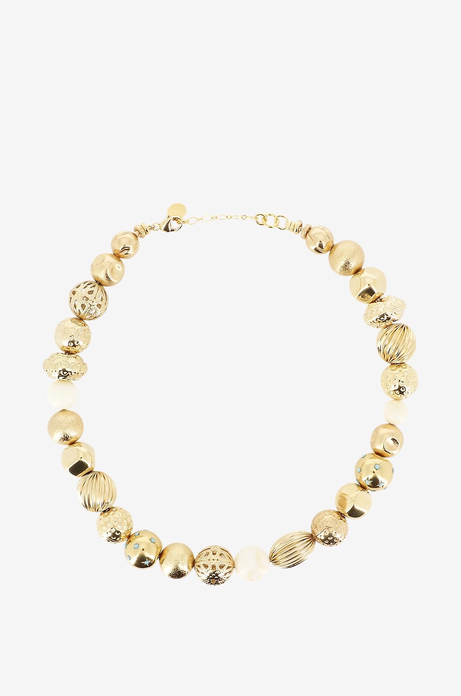 GAS BIJOUX Collier ras du cou en perles Palazzio Femme DORE 3
