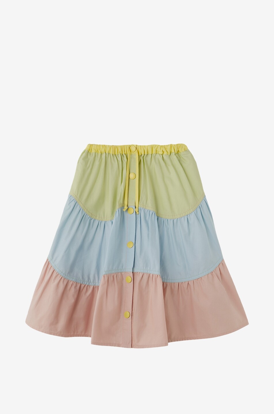 Rainbow coloured skirt best sale