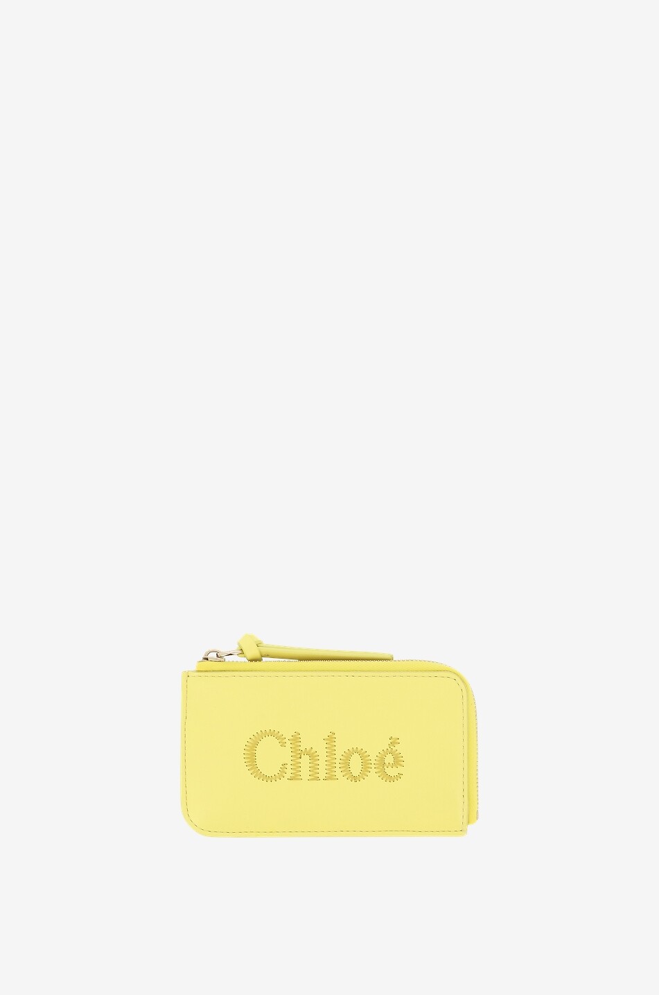Chloé Sense zipped calfskin card case