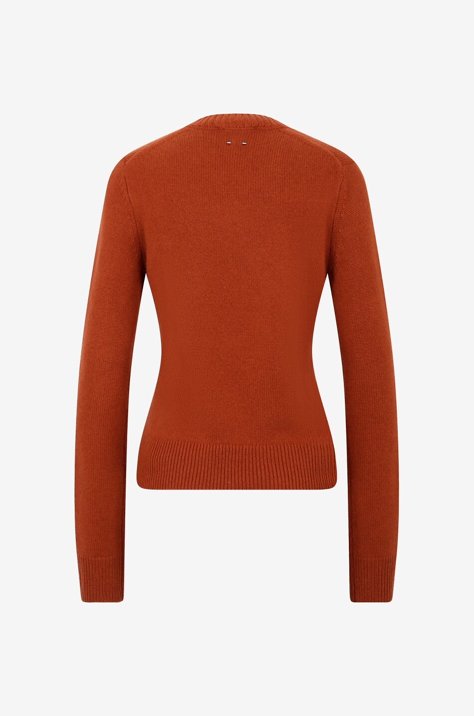 BARBARA BUI Schlauchpullover mit V-Ausschnitt aus Wolle und Kaschmir Damen DUNKELROT 2
