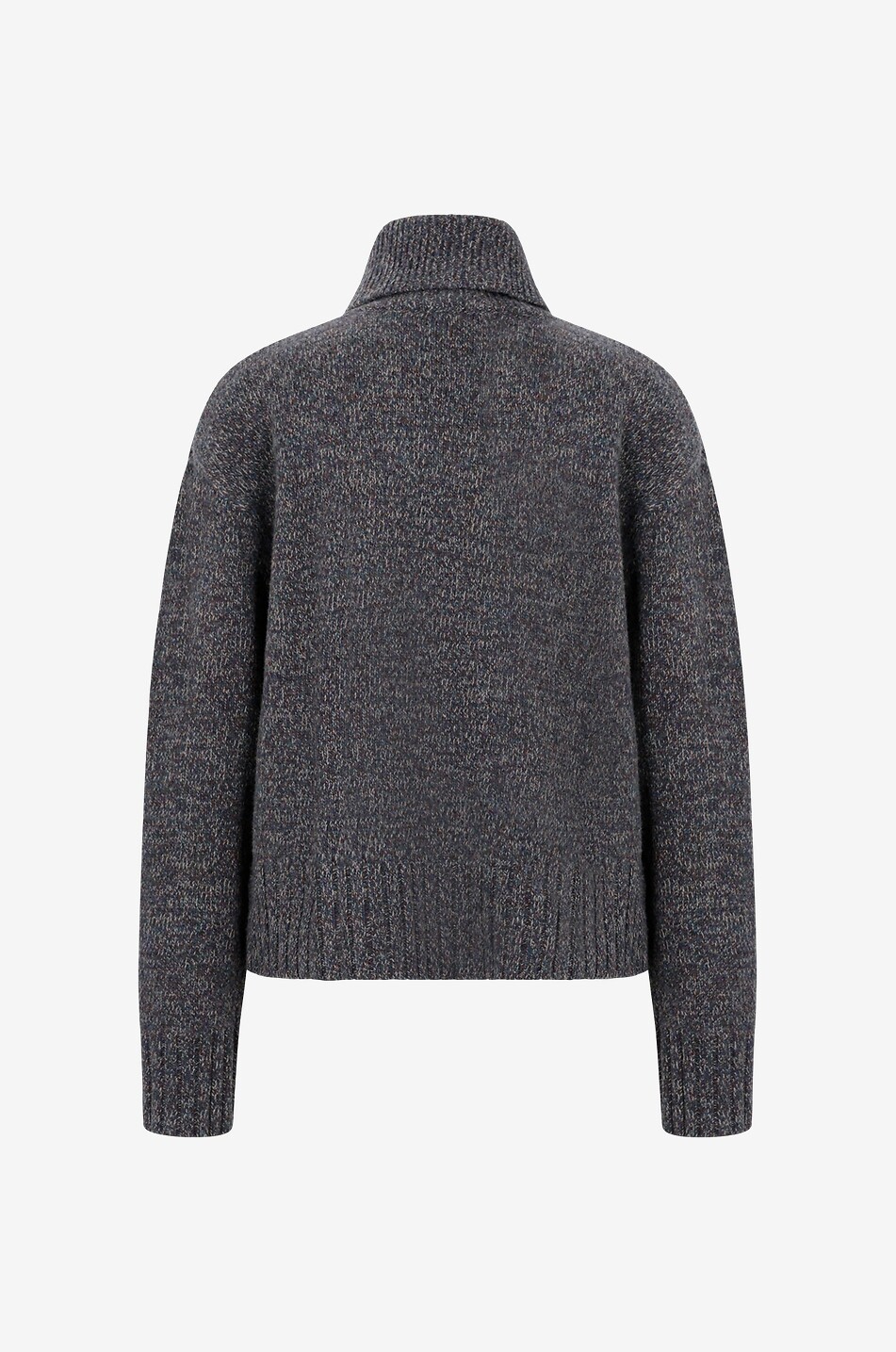 BARBARA BUI Merino wool chunky turtleneck jumper Women DARK GREY 2