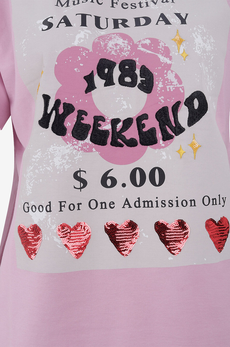 WEEKEND MAX MARA Denaro printed short-sleeved T-shirt Women PINK 3