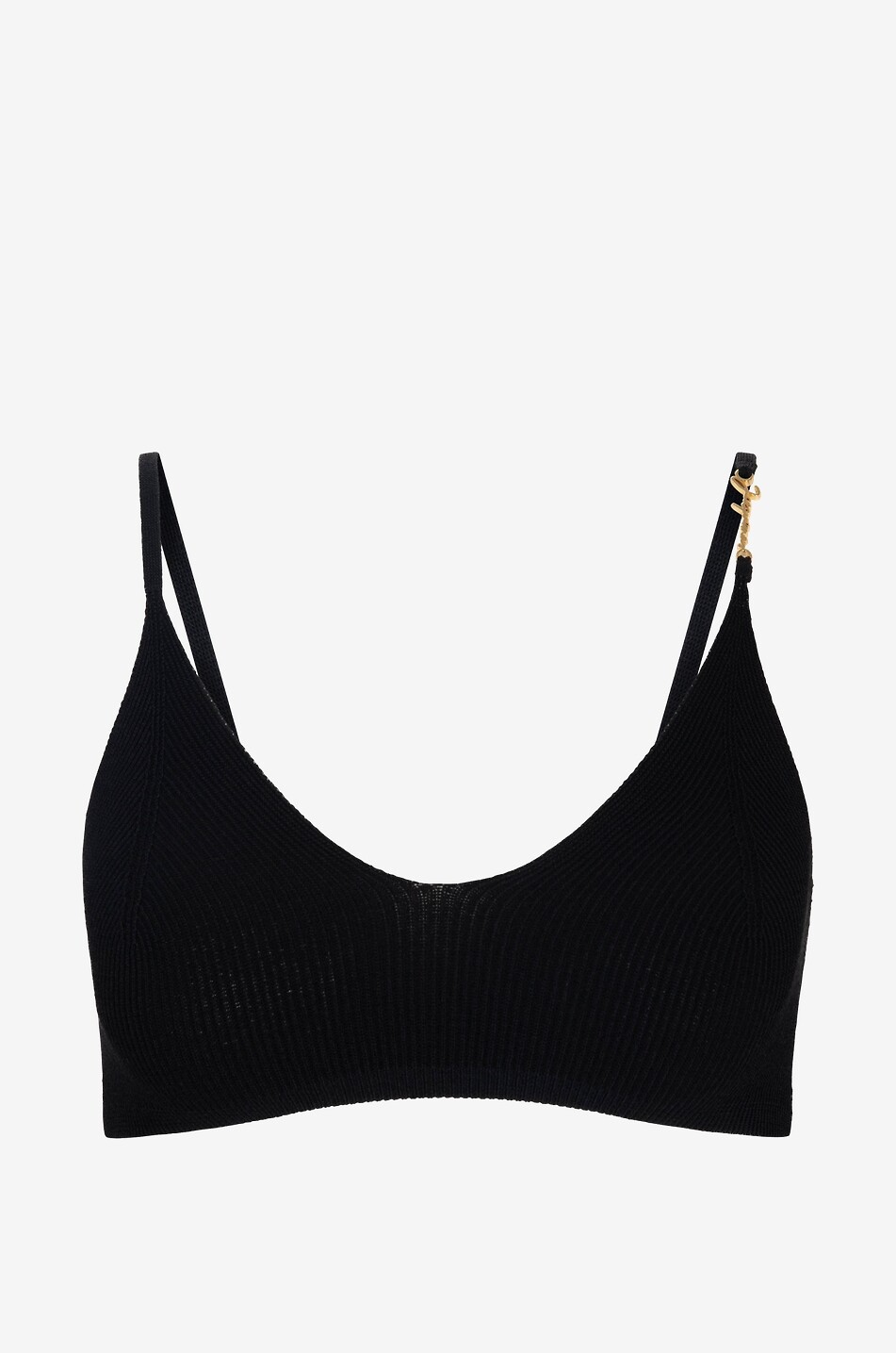 Brassière en maille côtelée Le Bandeau Pralu