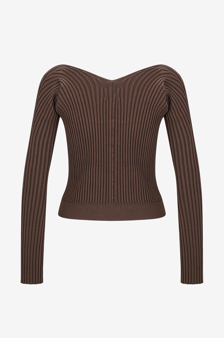 Cardigan sans coutures à charm La maille Pralù Longue
