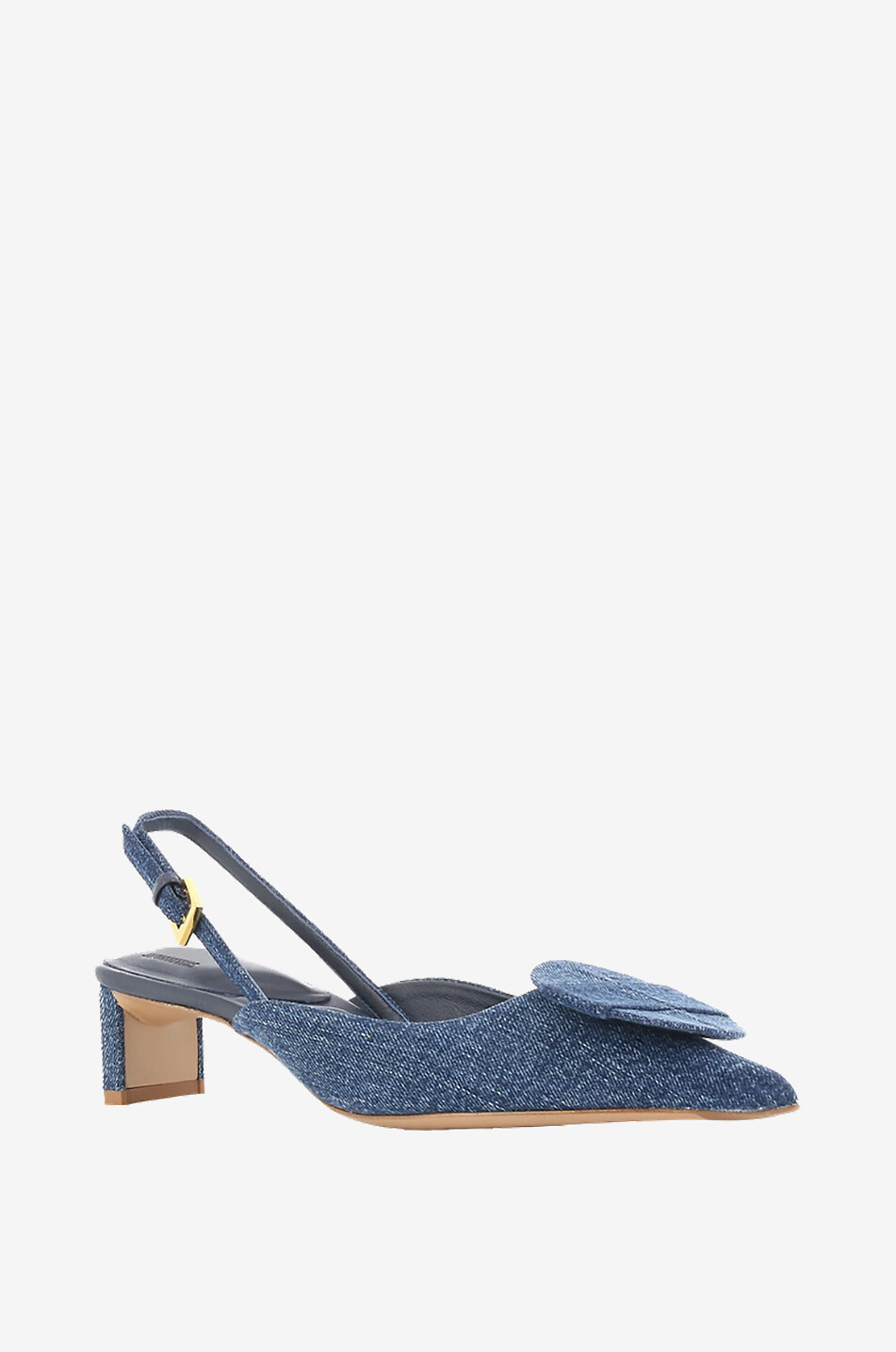 Duelo 40 denim slingback pumps