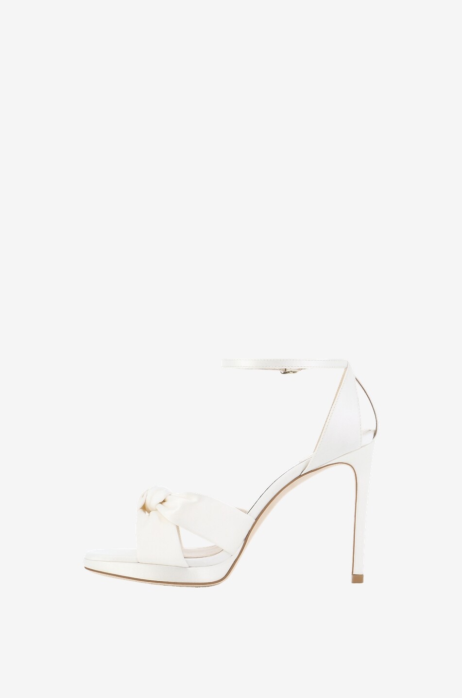 JIMMY CHOO Rosie 100 heeled platform satin sandals Women WHITE 3