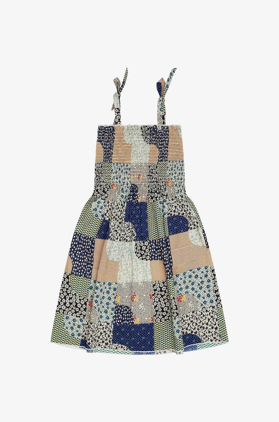 Robe à bretelles en coton fille Lorelei