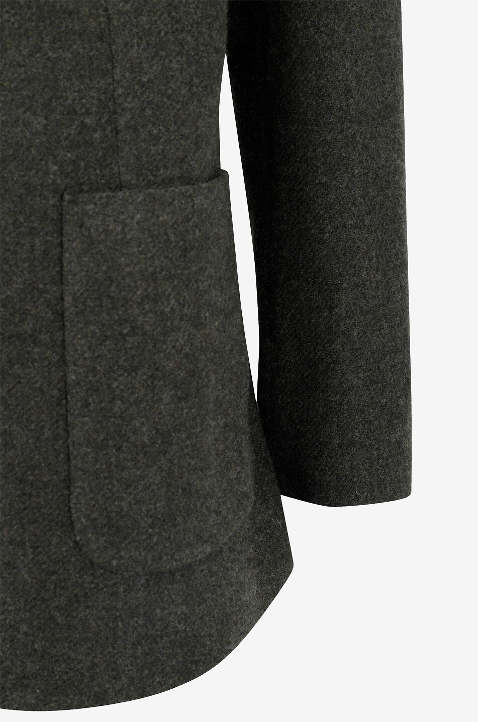 Blazer slim en jersey de laine et cachemire