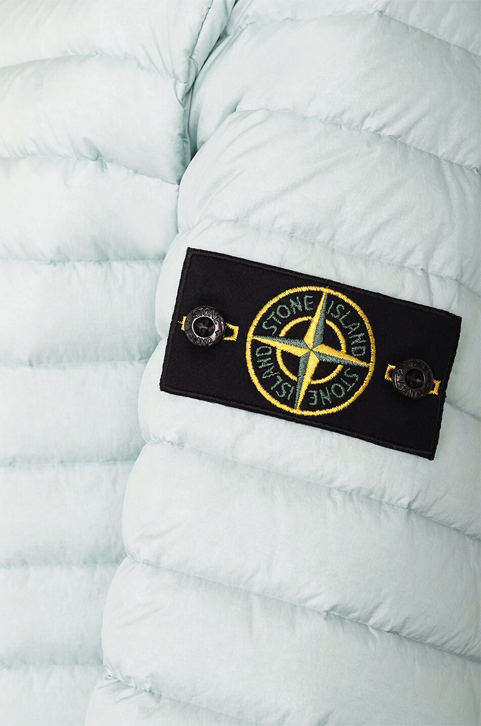 STONE ISLAND Leichte faltbare Daunenjacke 41524 Loom Woven Chambers R-Nylon Down-TC Herren HELLBLAU 3