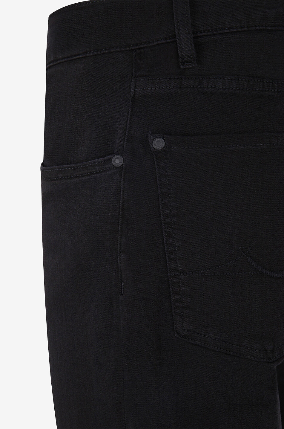 7 FOR ALL MANKIND Slim Jeans Slimmy Luxe Performance Plus Black Herren SCHWARZ 3