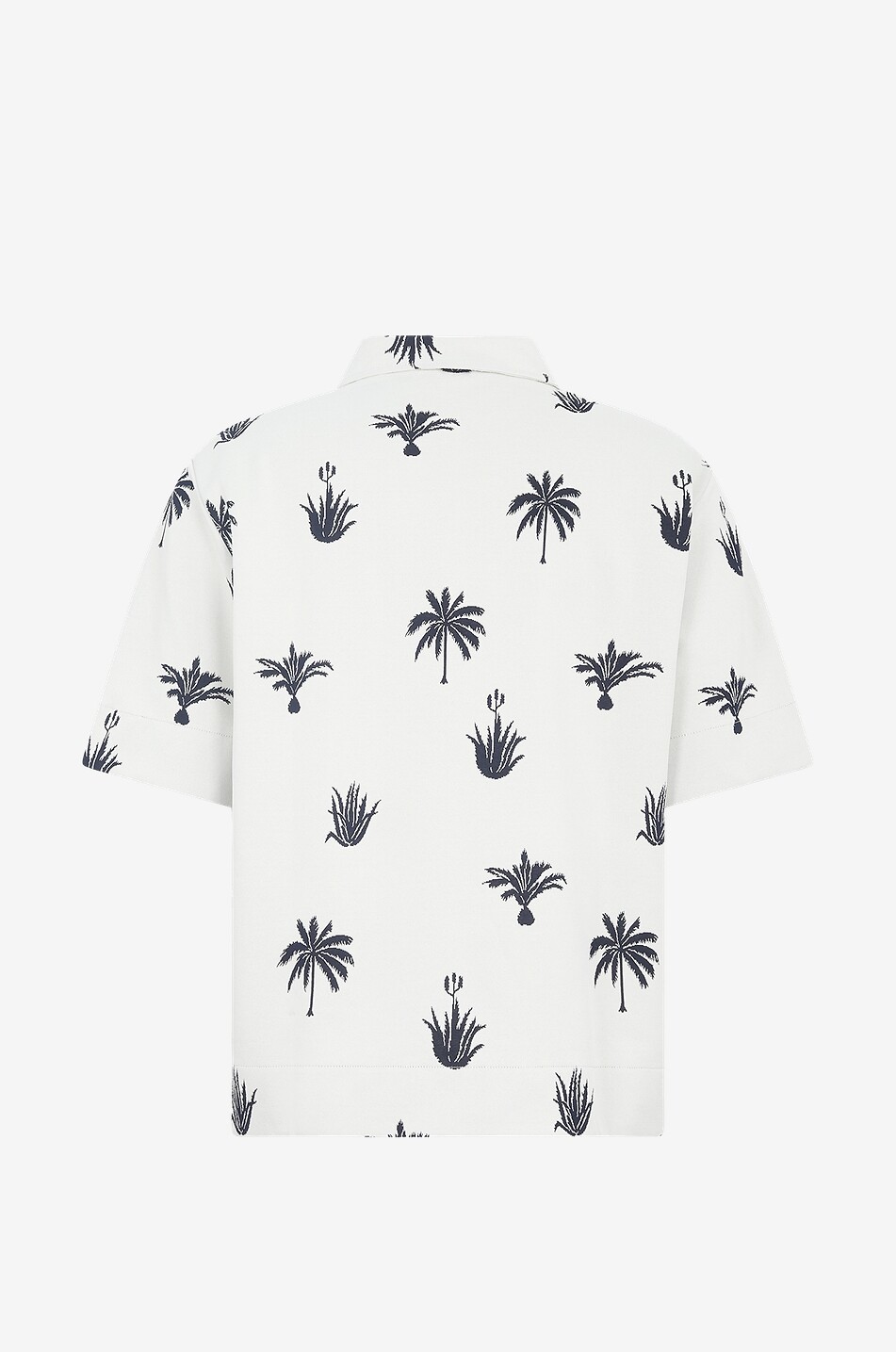 Polo à manches courtes en jacquard Palm Tree All Over