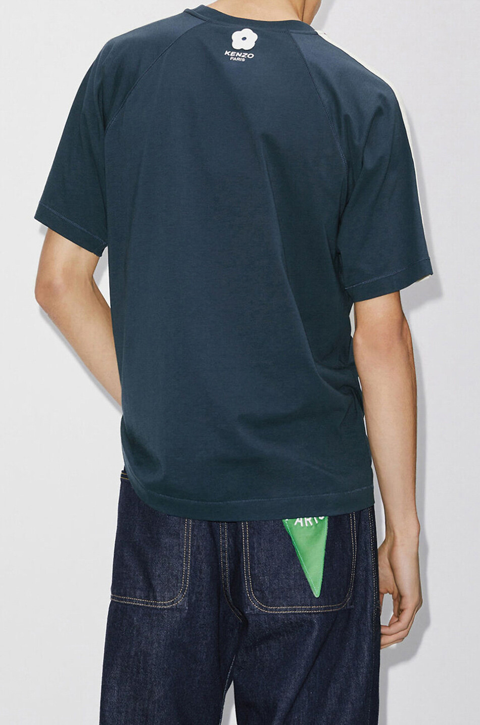 KENZO T-shirt à manches courtes en coton Elephant Homme BLEU 4