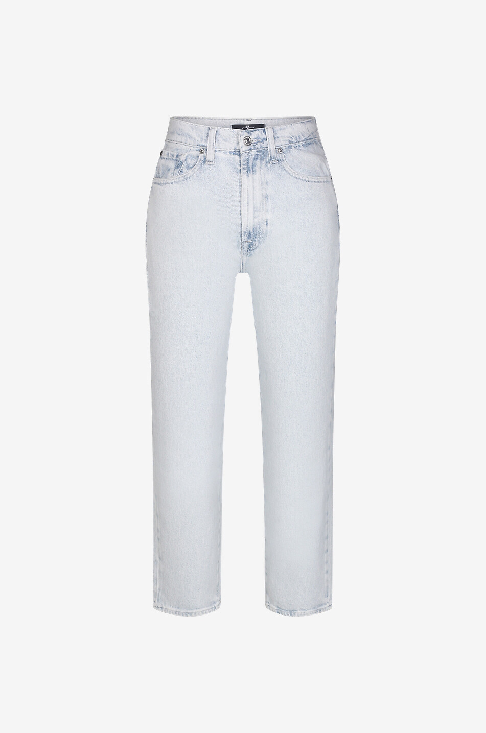 7 FOR ALL MANKIND Logan Stovepipe Ice Pop cotton straight-leg jeans Women LIGHT BLUE 1