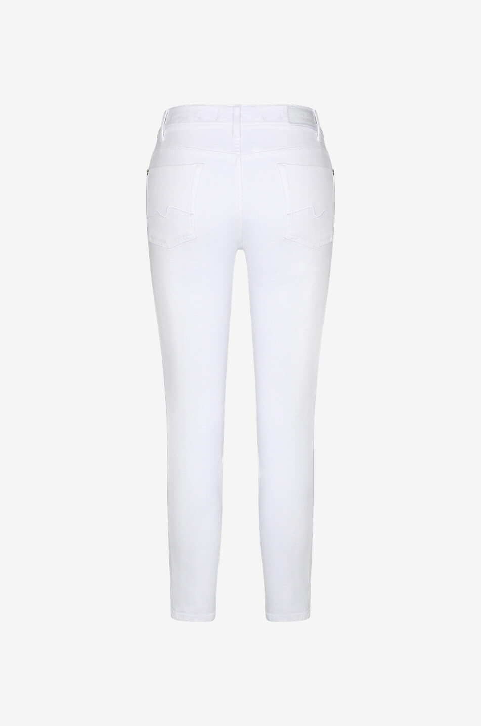 7 FOR ALL MANKIND Roxanne Ankle Luxe Vintage cotton slim-fit jeans Women WHITE 2