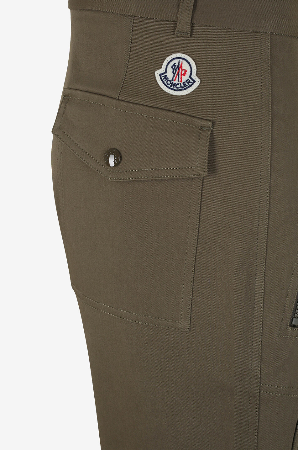 MONCLER Slim-Fit-Cargohose mit Reissverschlusstaschen Herren GRÜN 3