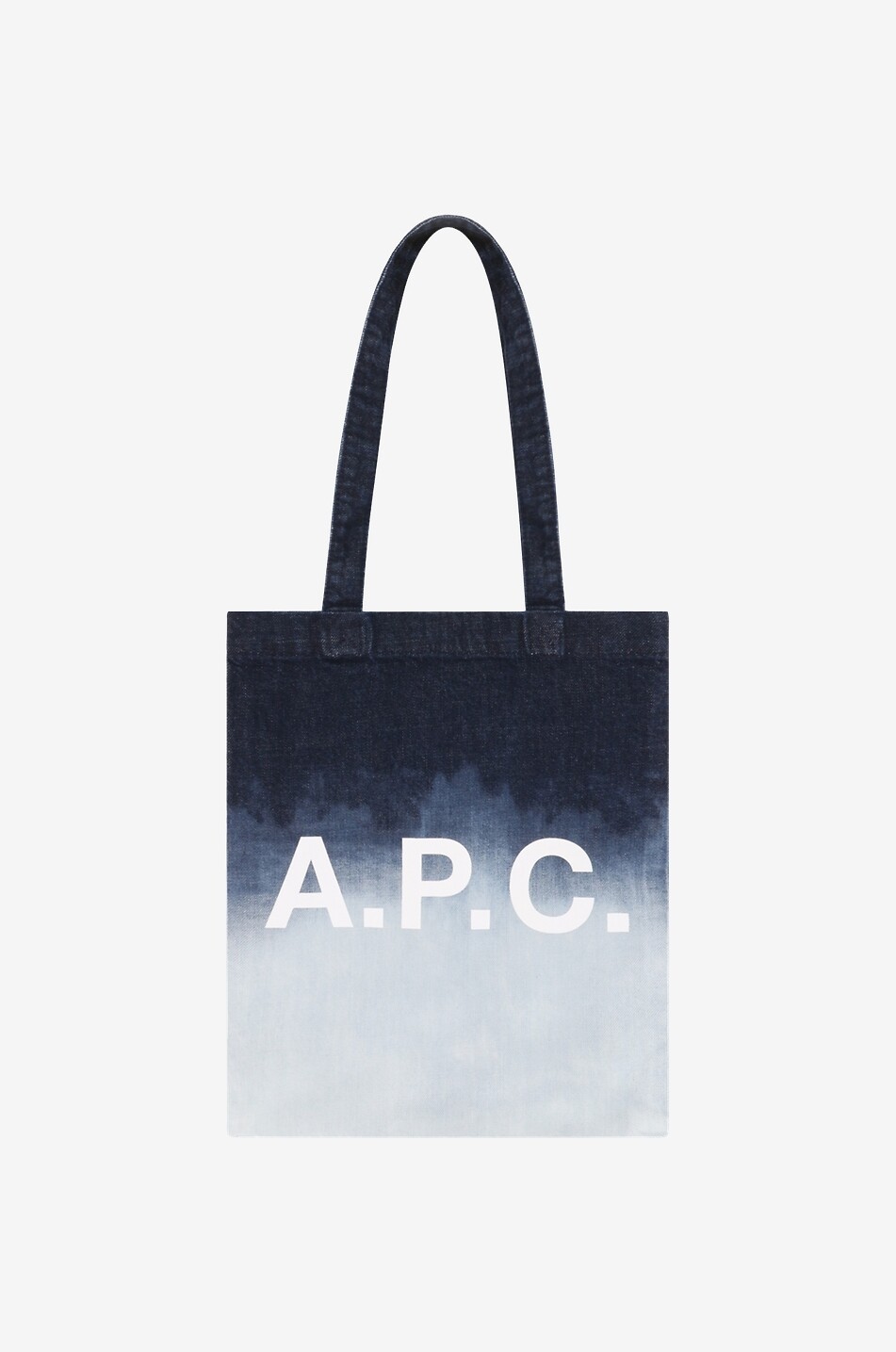 A.P.C. Lou faded denim tote bag Women MULTI COLOURED 1