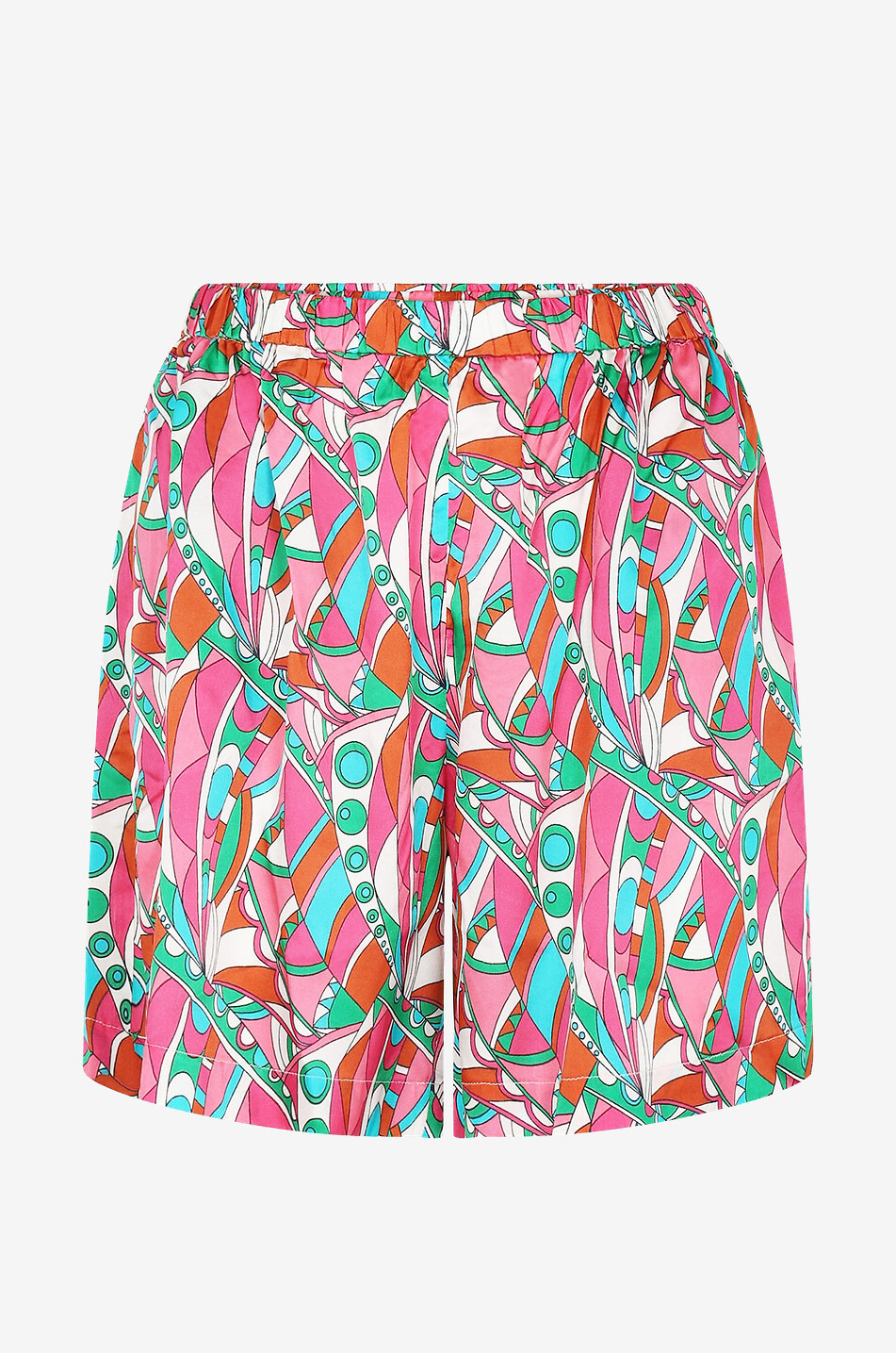 JOYCE & GIRLS Nice silk and viscose shorts Women MULTI COLOURED 3 1