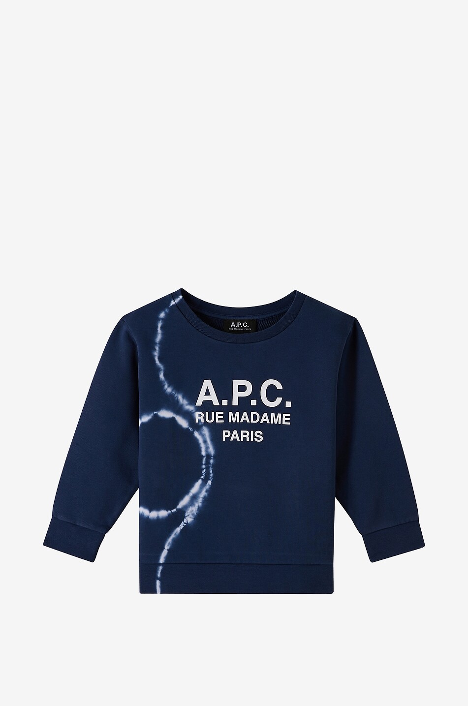 A.P.C. Sweat-shirt garçon tie-and-dye Elie Garçon BLEU 1
