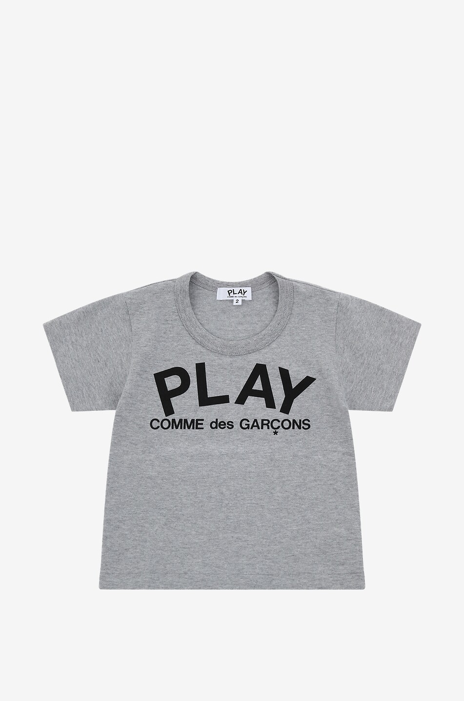 COMME DES GARCONS PLAY PLAY XXL boy's mottled jersey T-shirt Boy GREY 1
