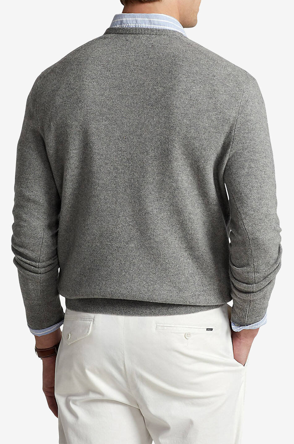 Pony fine wool V-neck jumper