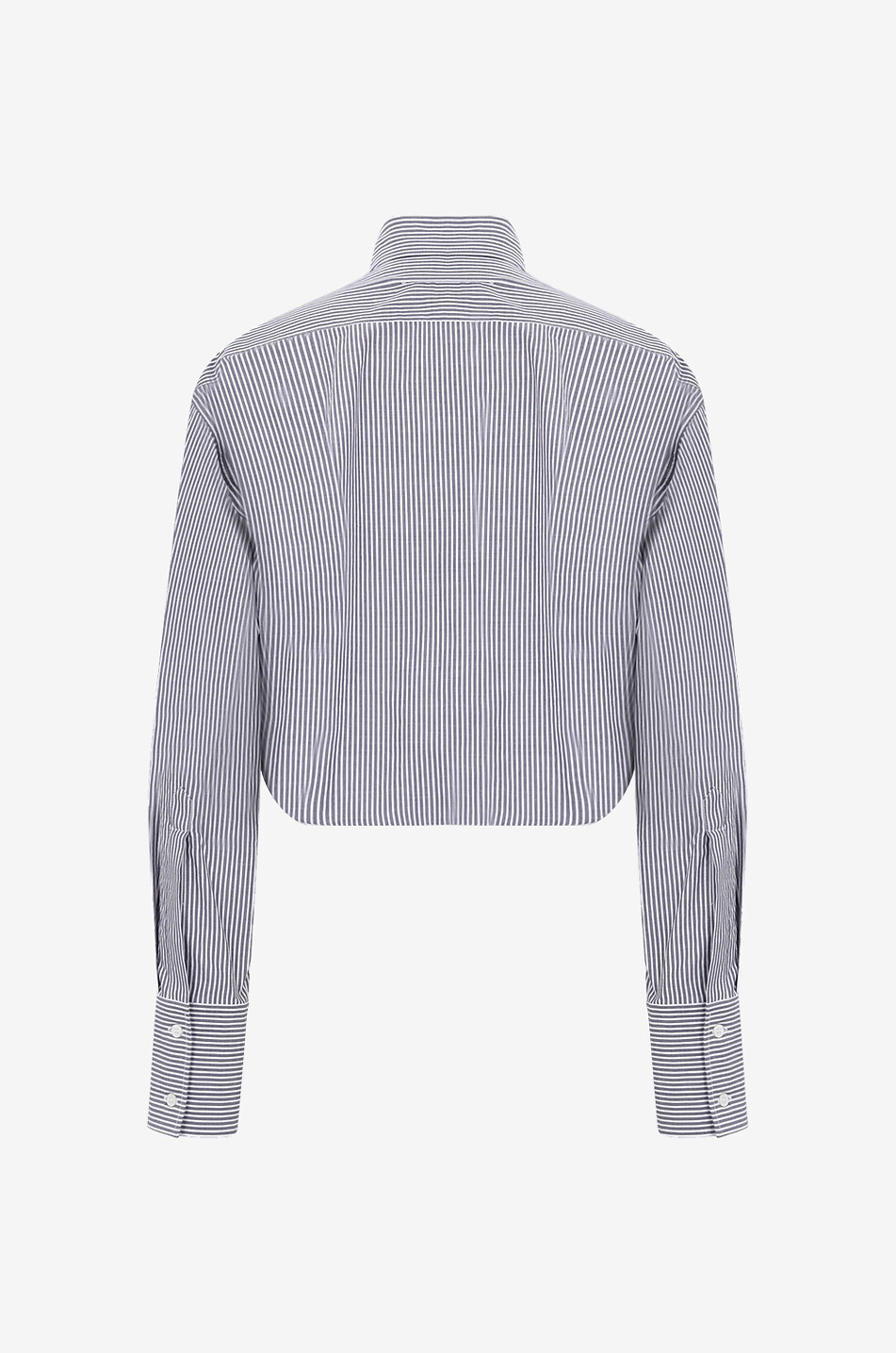 MM6 Langärmeliges gestreiftes Hemd im Ballon-Fit aus Baumwolle Damen BUNT 2