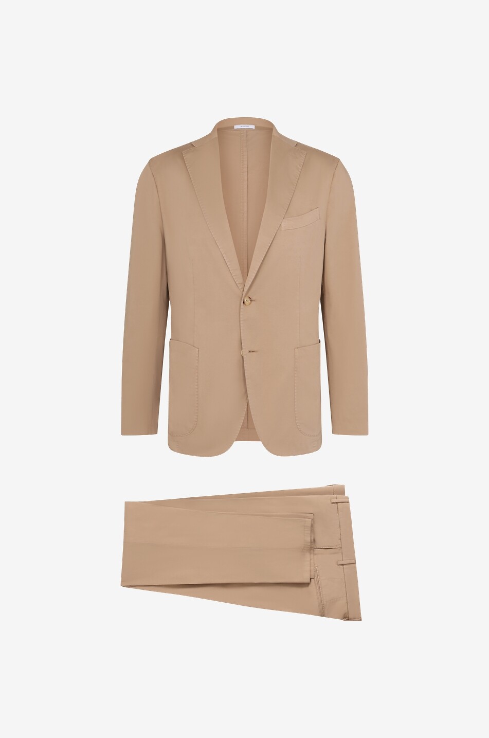 BOGLIOLI Anzug aus Stretch-Baumwollgabardine K. Jacket Herren Mittle beige 1