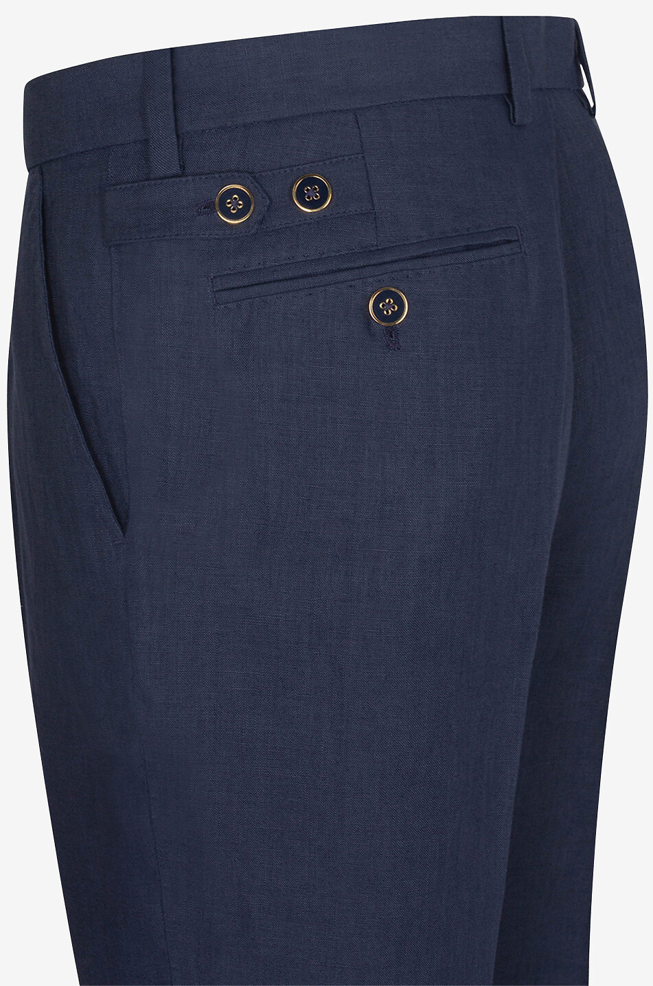 Pantalon slim en lin