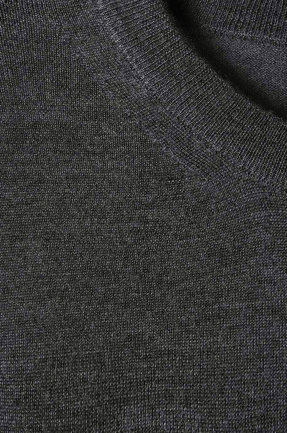 FEDELI Argentina cashmere round neck jumper Men MEDIUM GREY 3