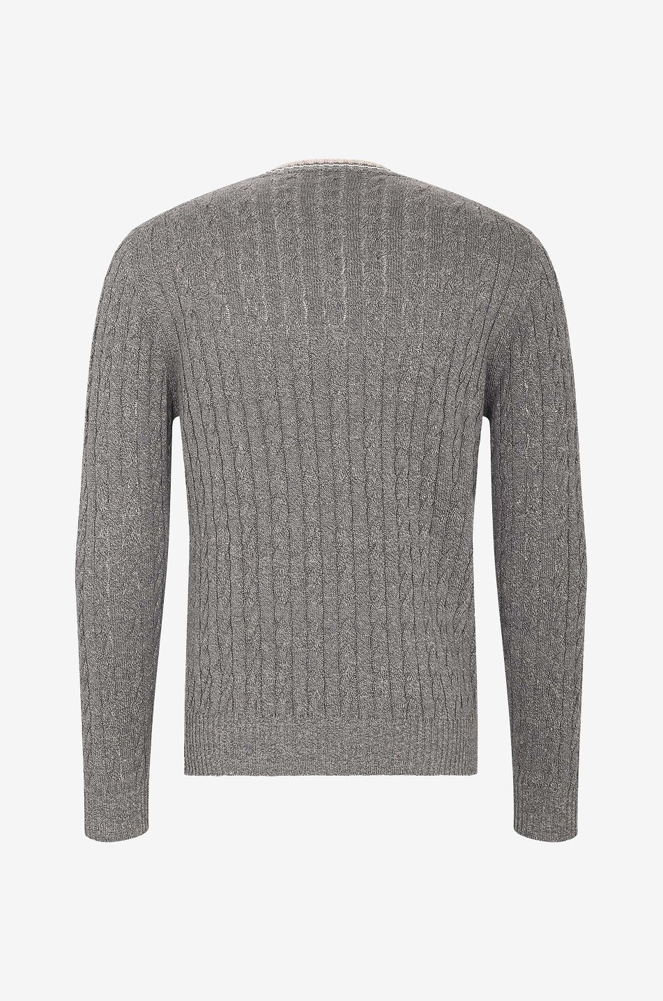 Pull col rond en coton Luis