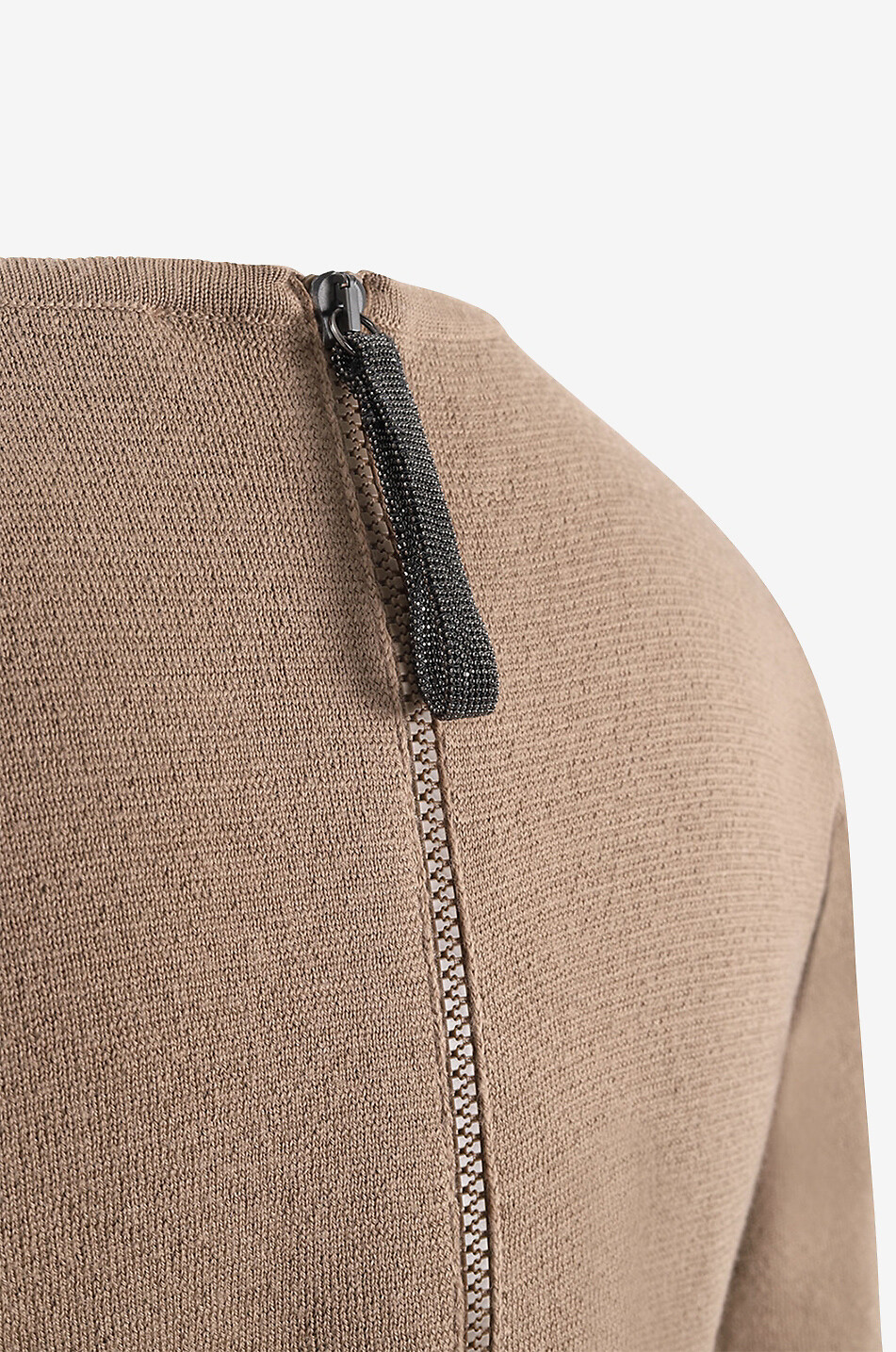 Robe fourreau en maille de laine