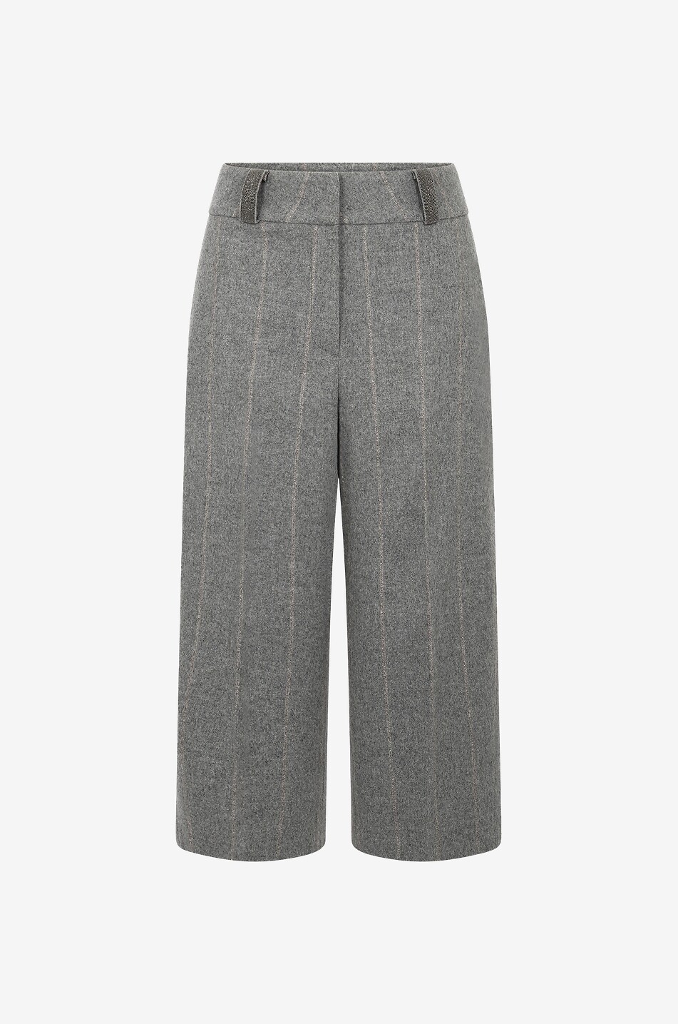 Jupe culotte rayee en flanelle FABIANA FILIPPI Bongenie Outlet