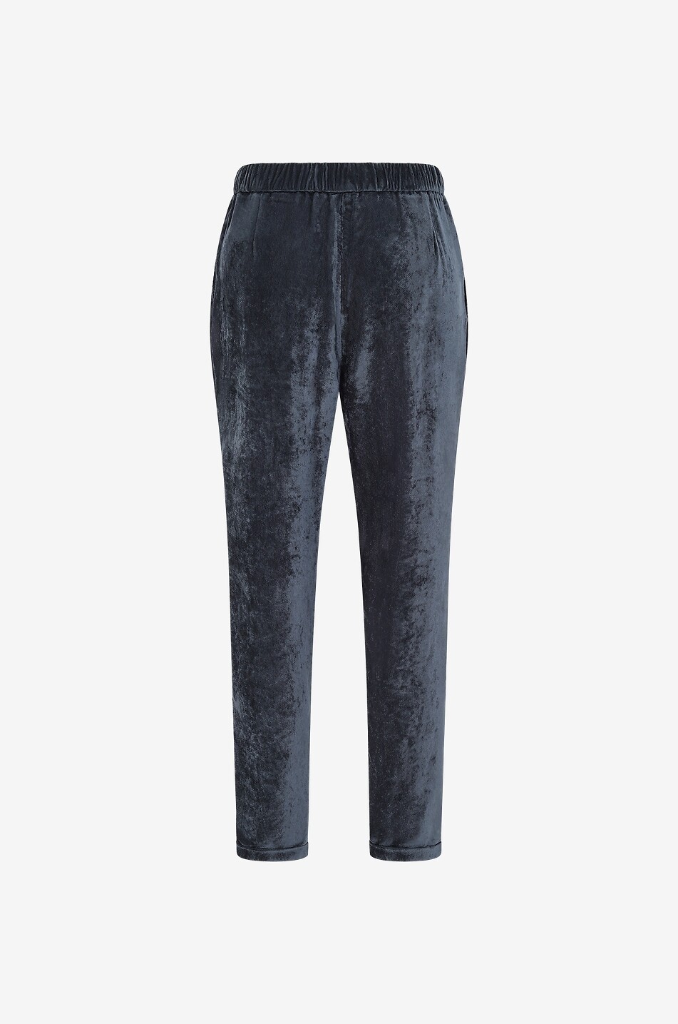 Spello slim fit velvet jogger trousers