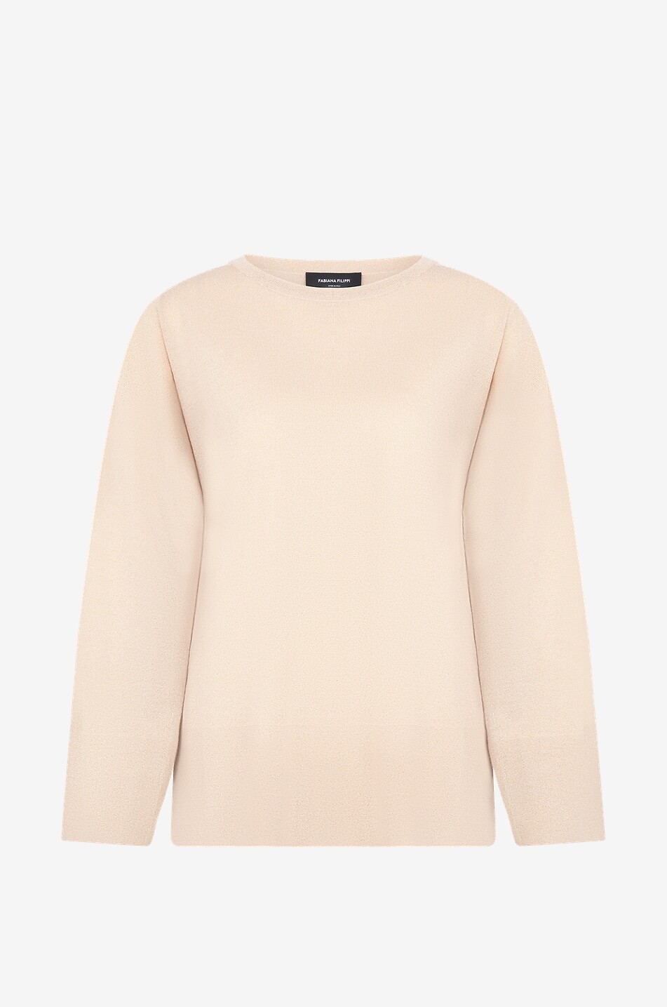 Feiner A-förmiger Lamé-Pullover