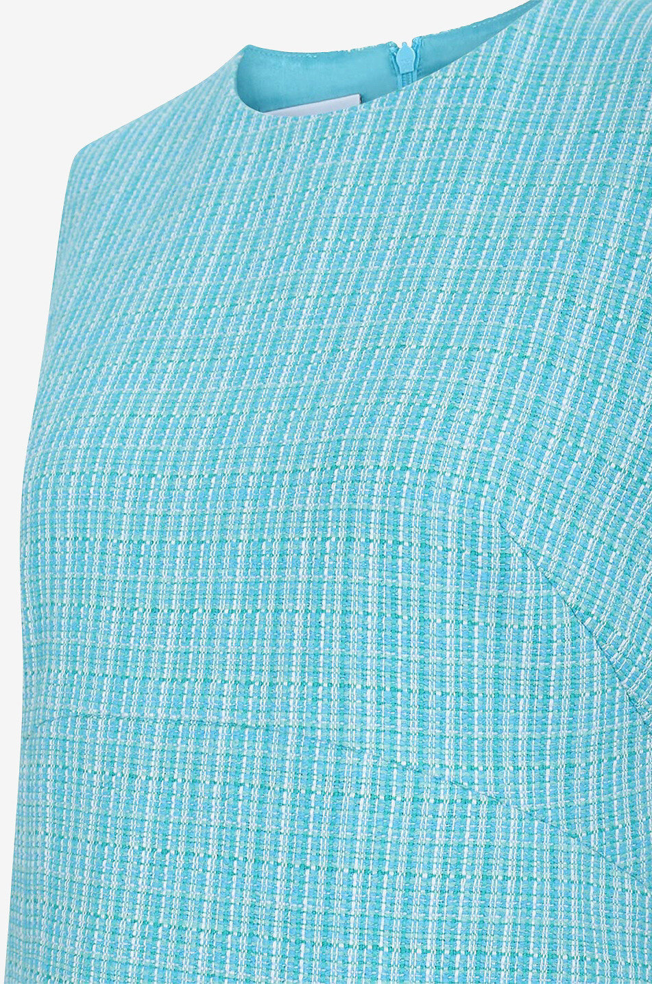 AKRIS PUNTO Sleeveless short A-line tweed dress Women MULTI COLOURED 3