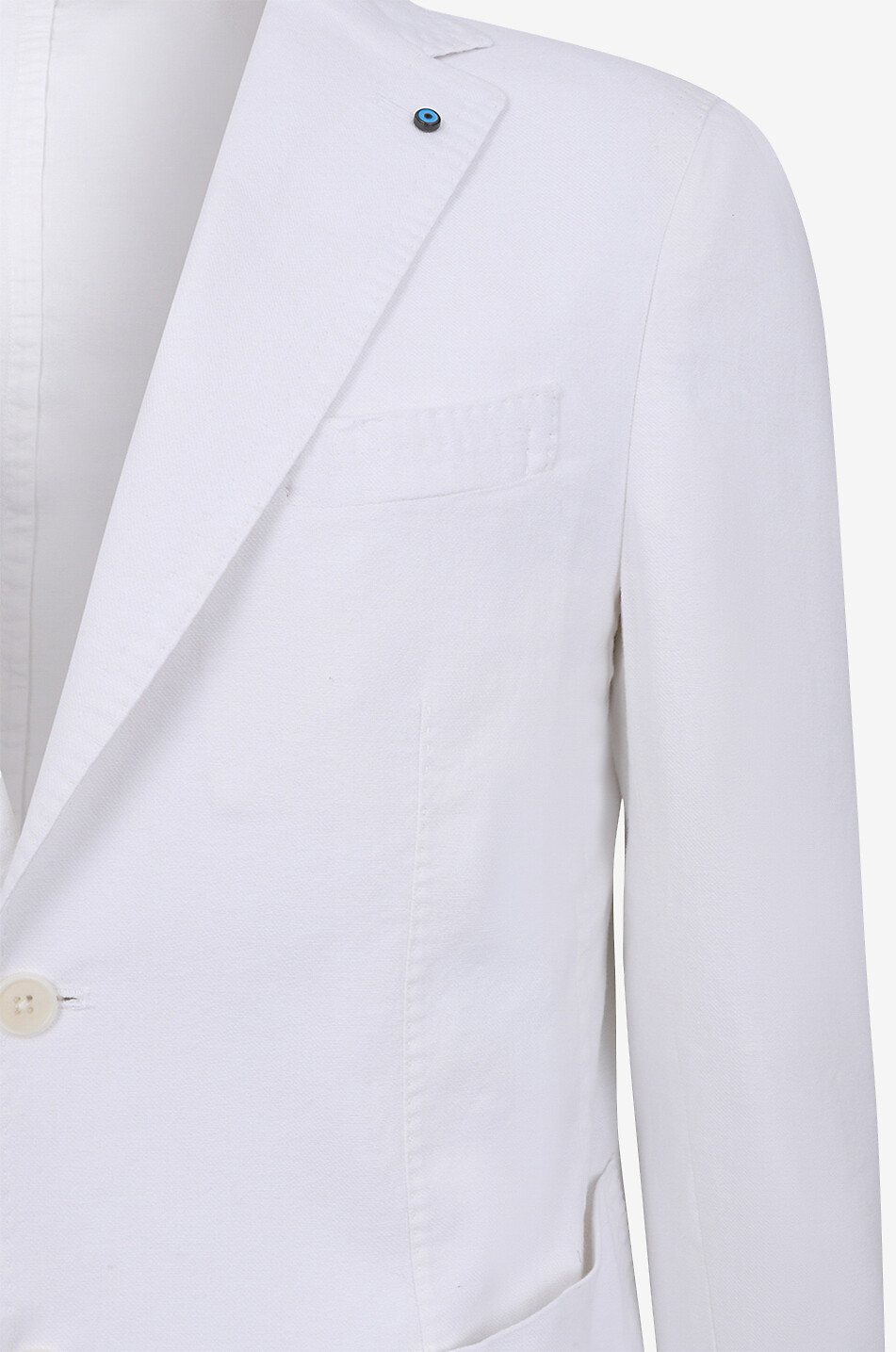 GIAMPAOLO Blazer aus Baumwolle und Leinen Lizzano Herren WEISS 3