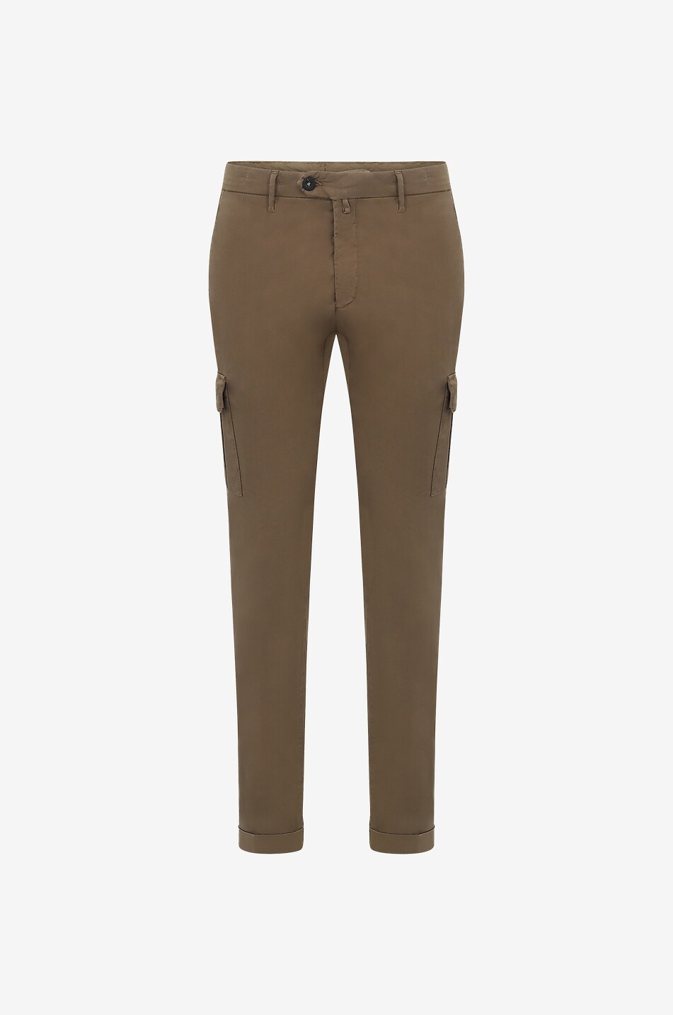 Pantalon cargo slim en coton