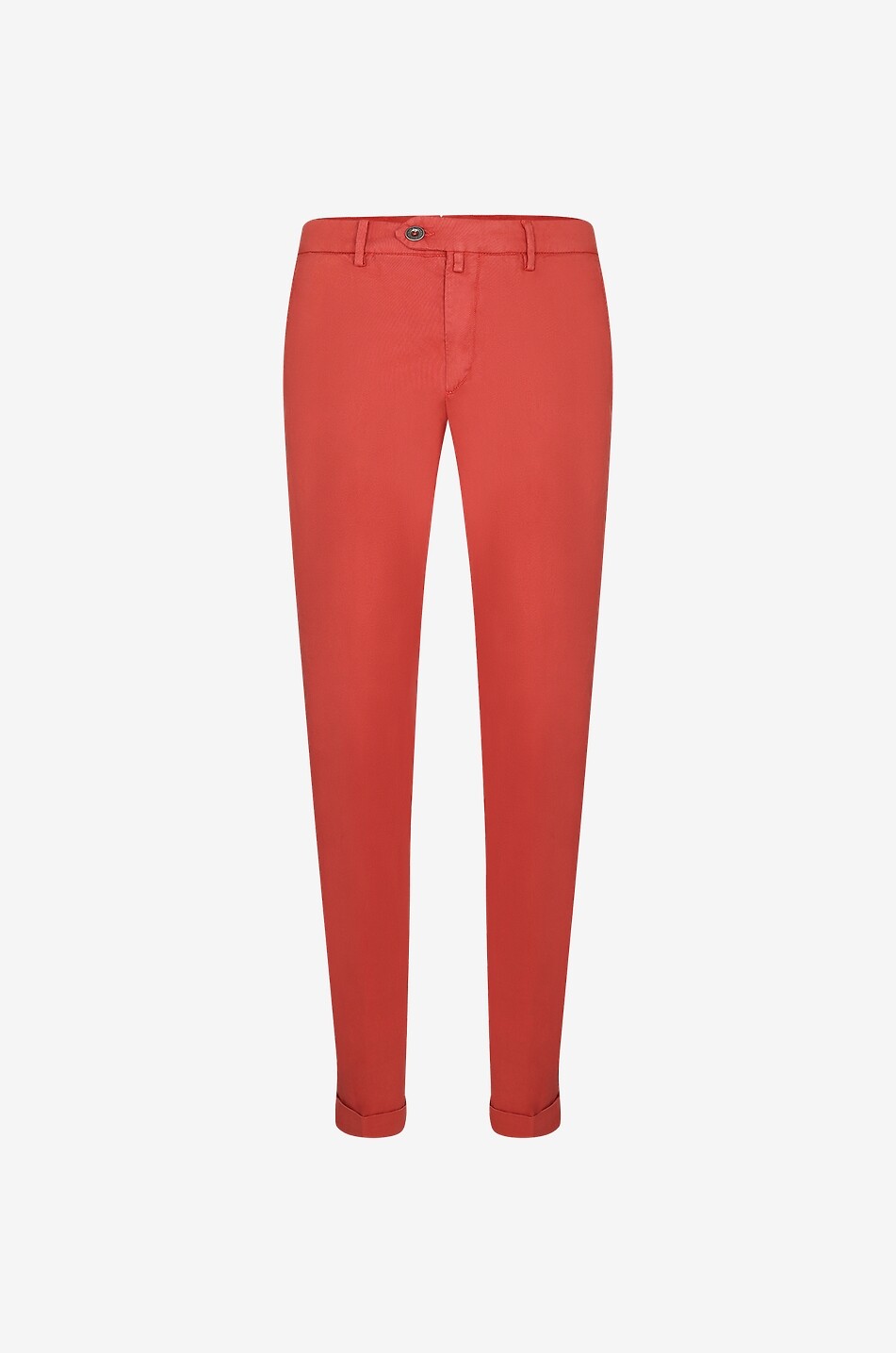 Chinohose aus Baumwolle und Leinen