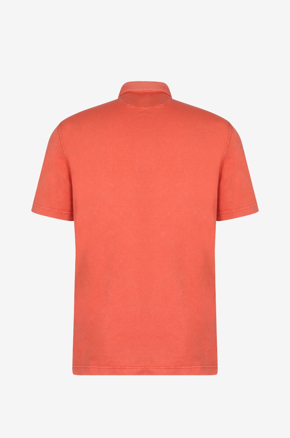 FEDELI Zero Giza M cotton short-sleeved polo shirt Men ORANGE 2