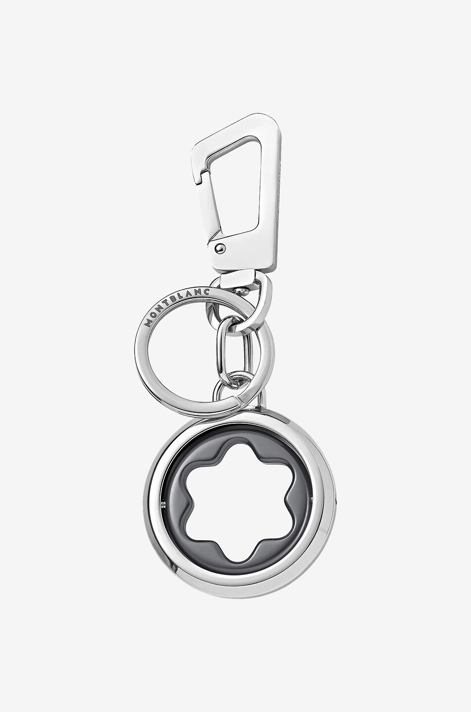 Porte-clés en acier et aluminium Meisterstück Spinning Emblem