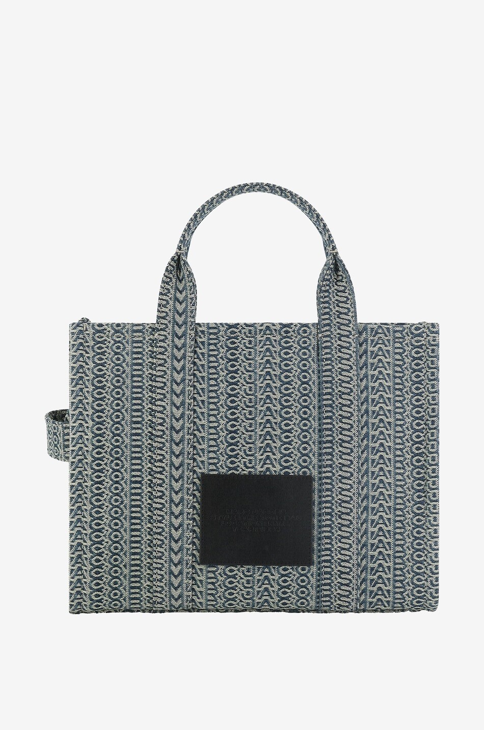 The Washed Monogram Denim Medium Tote