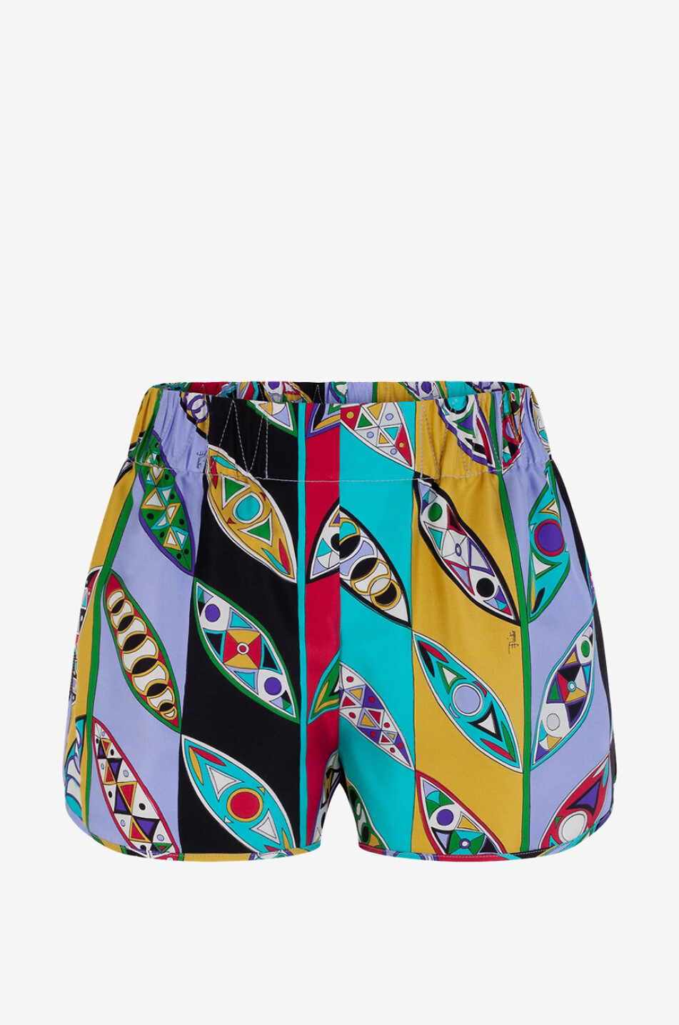 Short en soie imprimé Girandole