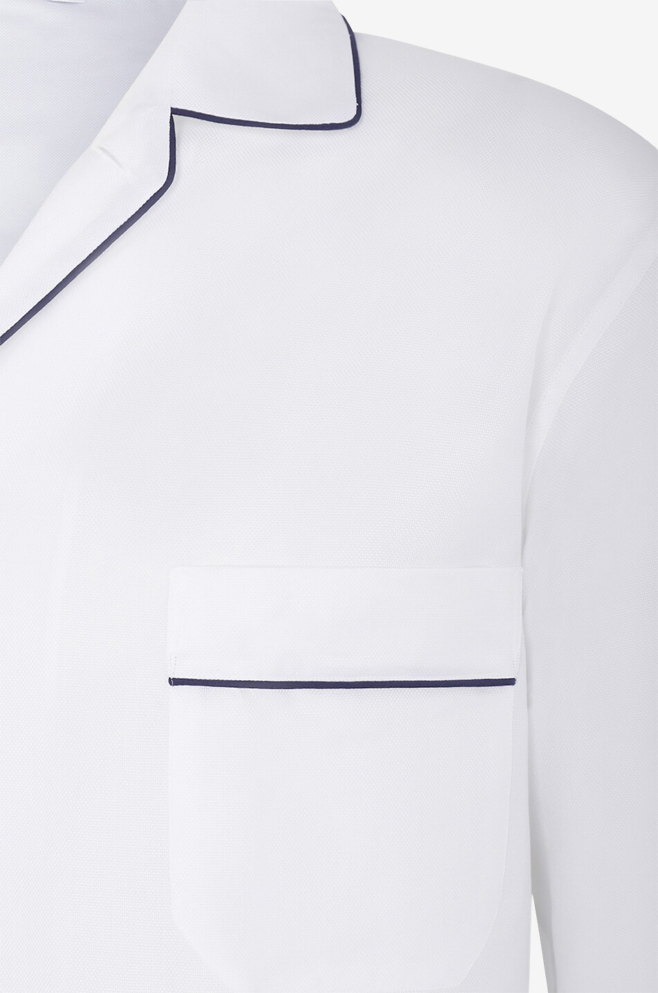 ROBERTO RICETTI Langer Pyjama aus Baumwolle Venezia Herren WEISS 3