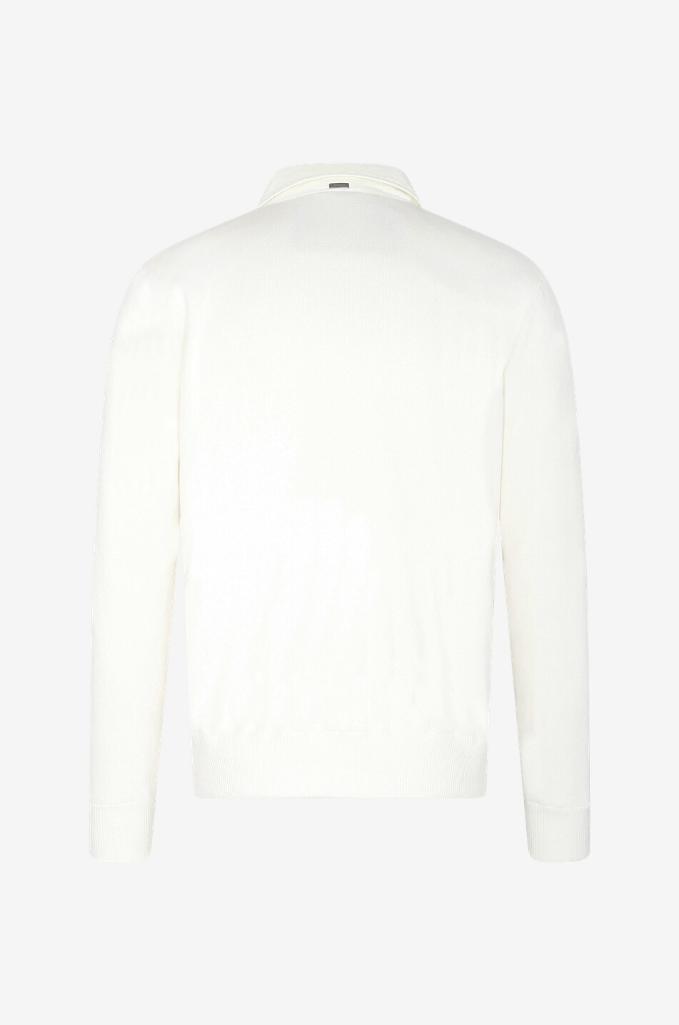 Nylon and knit shirt jacket